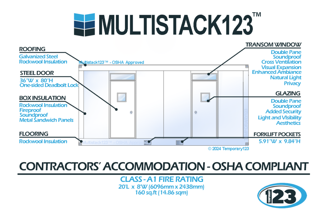 Multistack 123 : Temporary Modular Container Building Rentals​