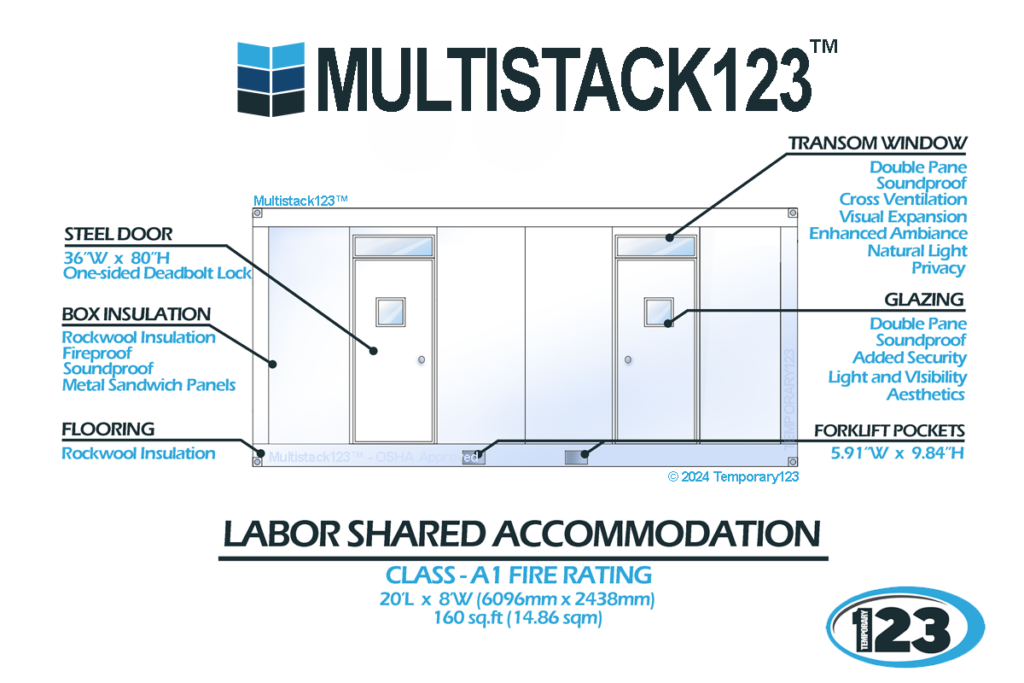 Multistack 123 : Temporary Modular Container Building Rentals​