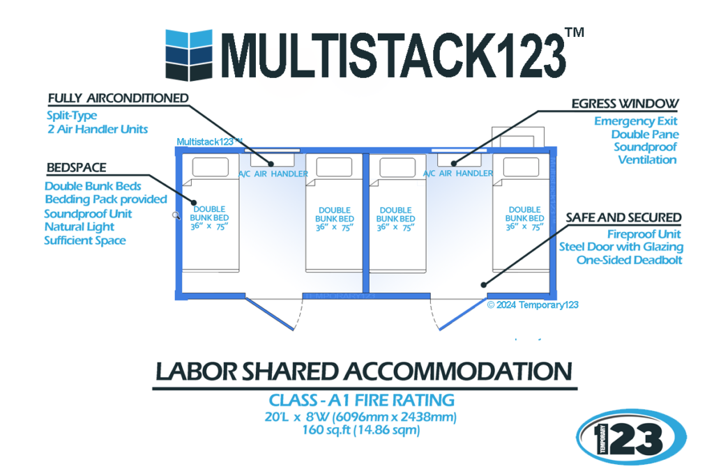 Multistack 123 : Temporary Modular Container Building Rentals​